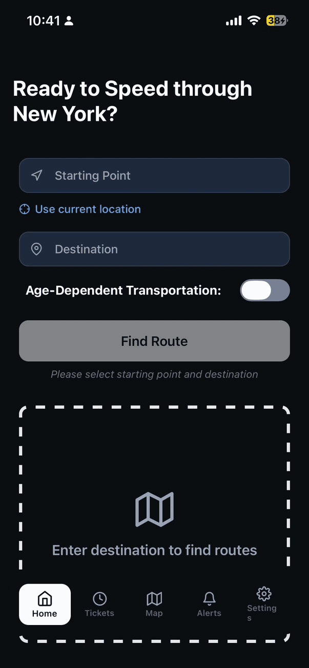 Screenshot of Speedrail