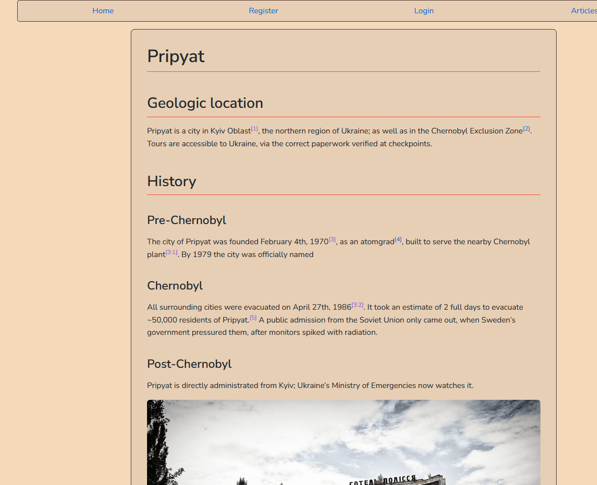 Screenshot of Wikibeachia