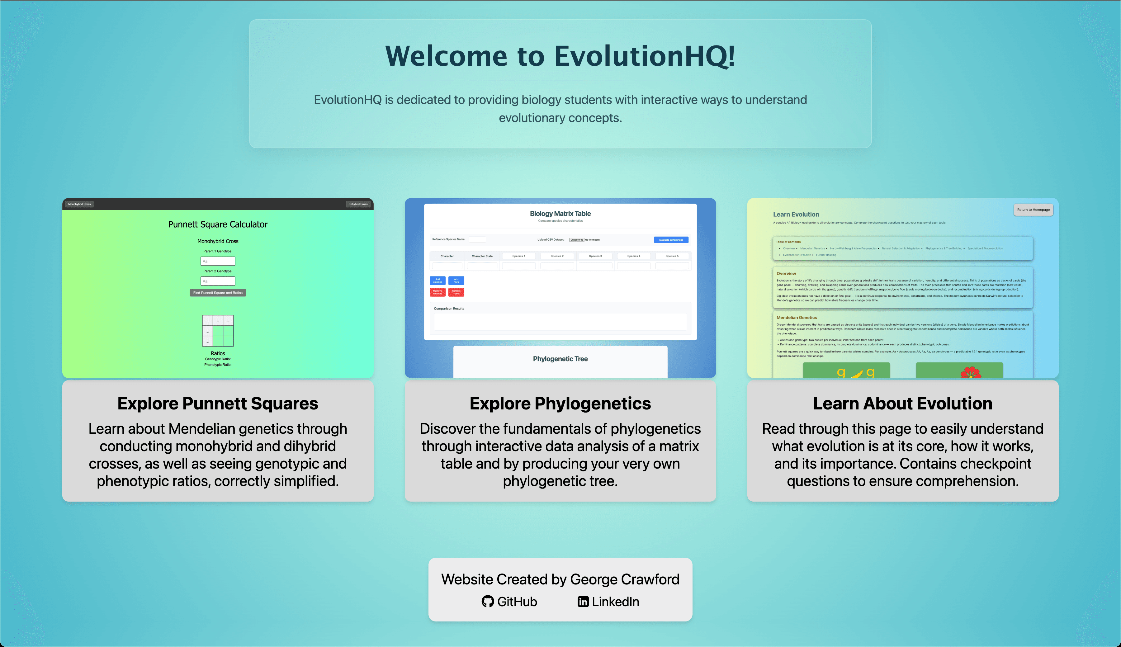 Screenshot of Evolutionhq