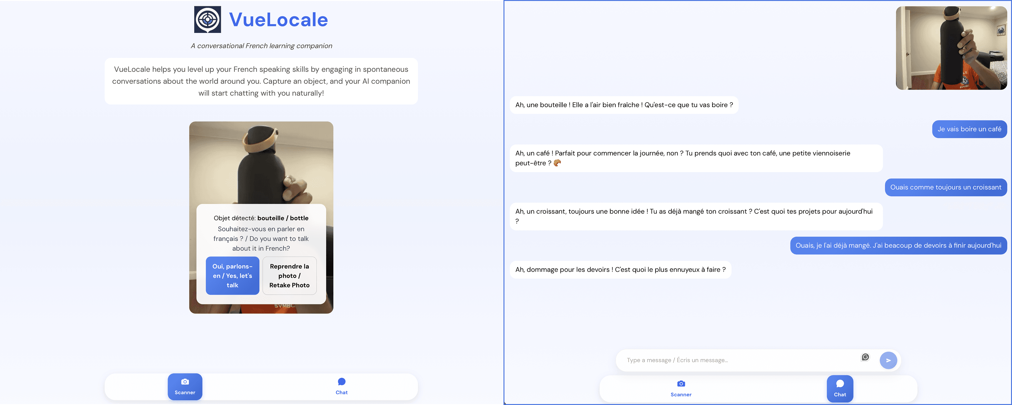 Screenshot of Vuevocale